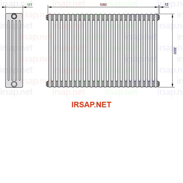 Радиатор IRSAP Tesi 52000/24 T22 CL 01